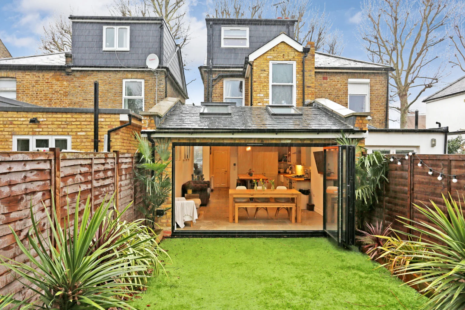 Garden-facing rear extension with open glazing — Kingston KT2