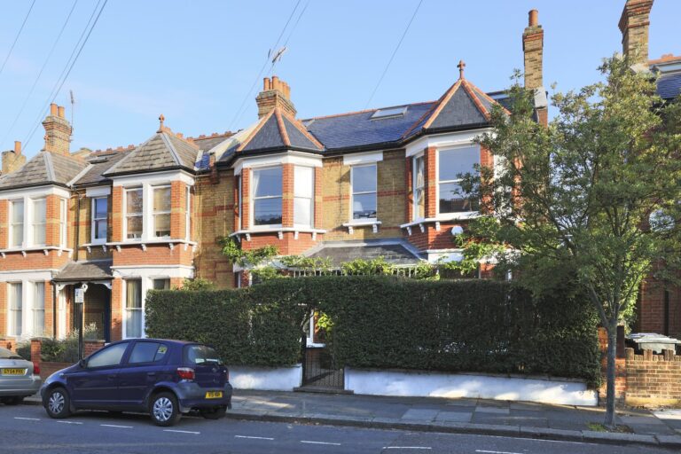 Victorian houses on a sunny street — Acton W3